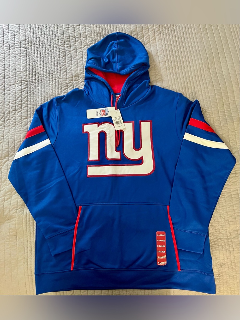NFL New York Giants Blue Pullover Hoodie